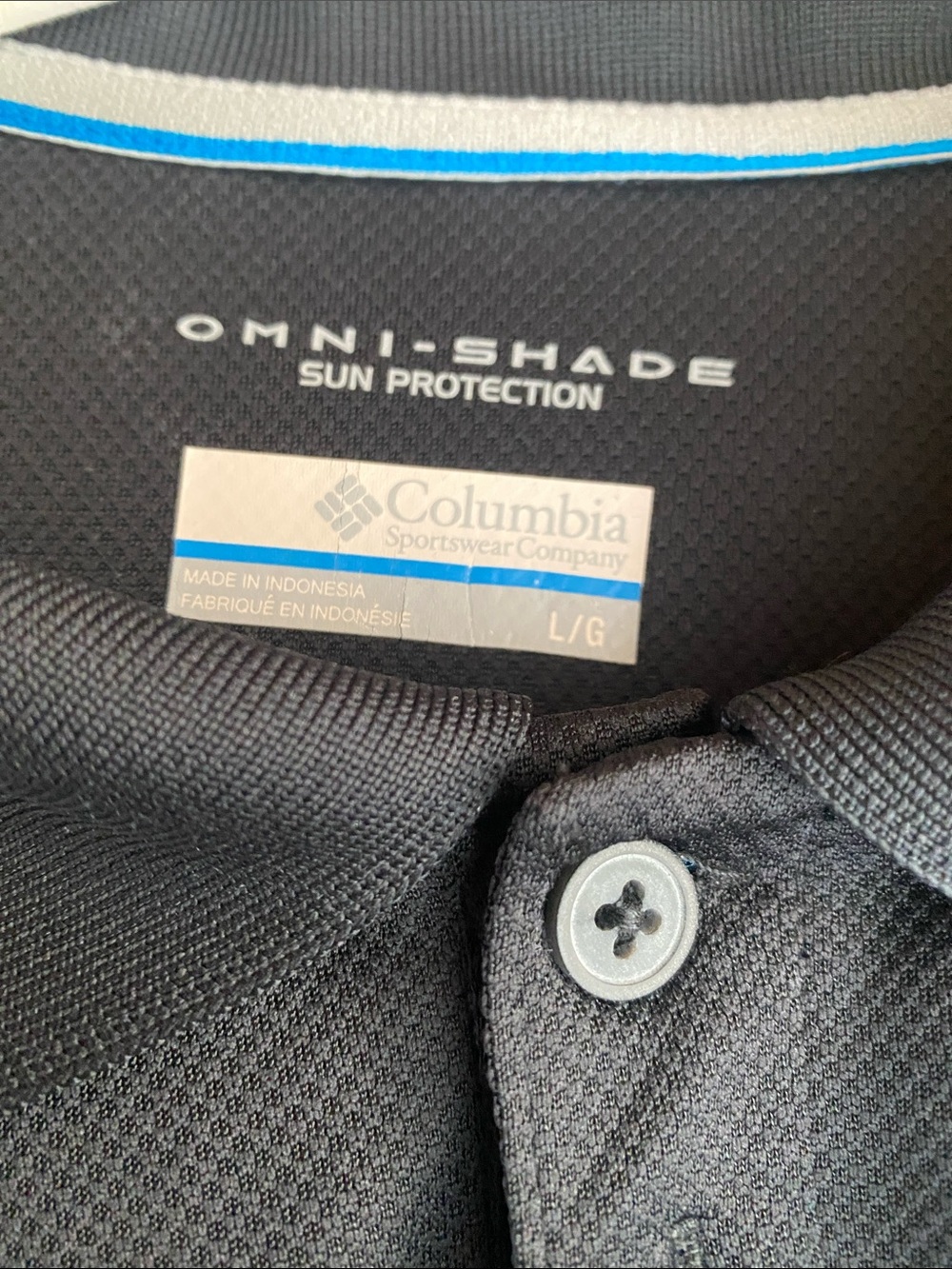 Columbia Men’s Black Short-Sleeve Performance Polo Large - Picture 3 of 4
